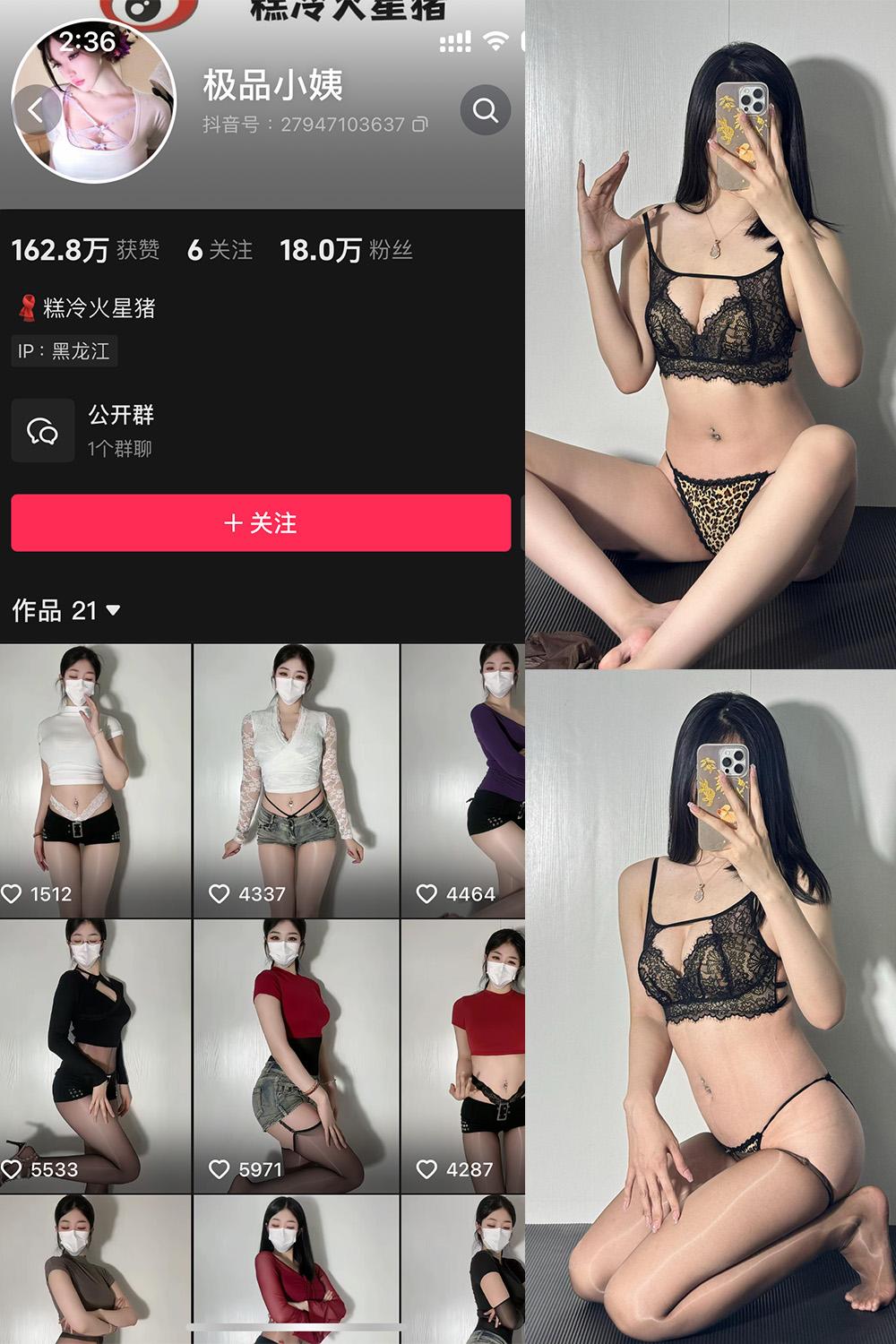 抖音 极品小姨 微密圈图包资源  NO.011期 【65P】